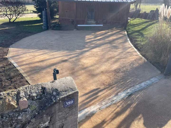 Travaux chemin d’accès Yssingeaux