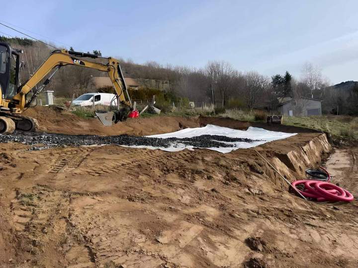 Terrassement à Yssingeaux